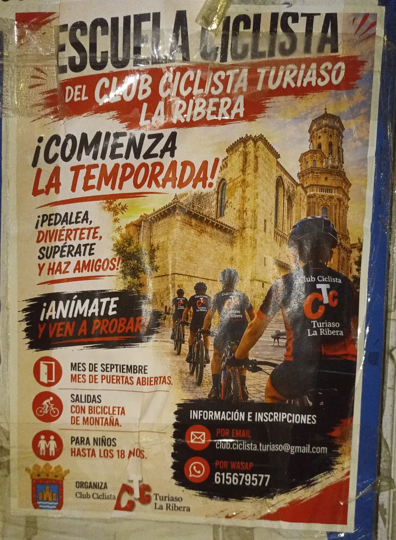 Escuela del Club Ciclista Turiaso La Ribera